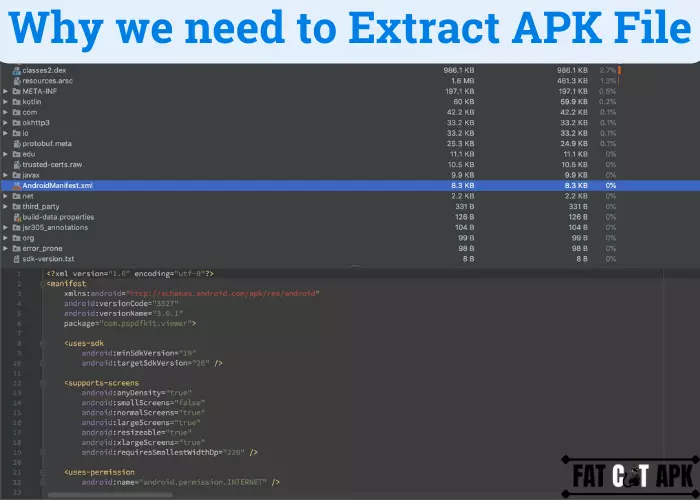 Why we need to Extract APK File