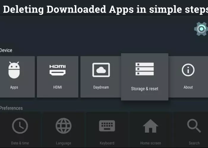 Deleting Downloaded Apps in simple steps