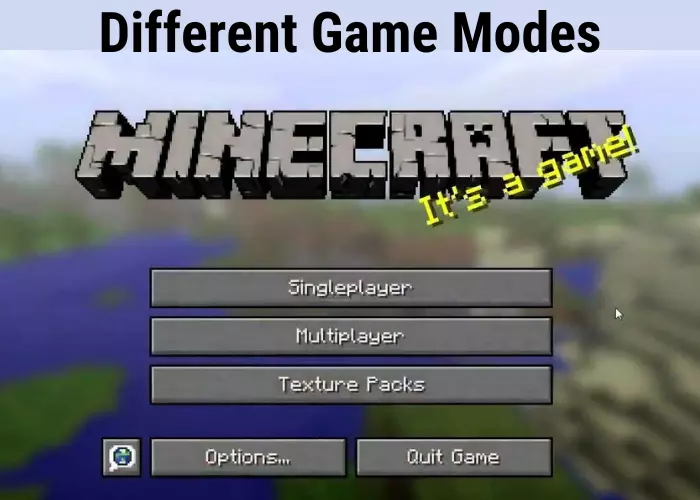 Different game modes