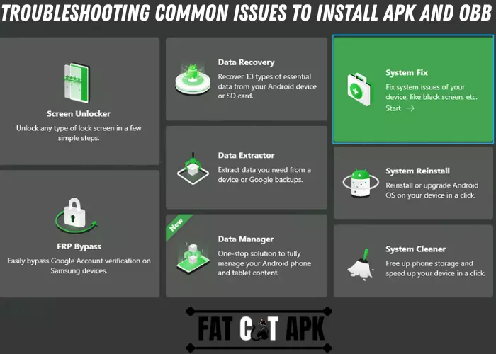 Troubleshooting Common Issues TO install apk and obb