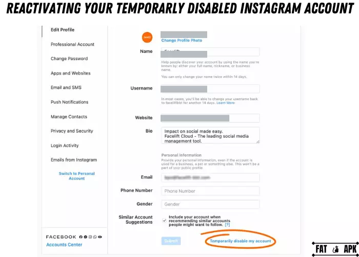 Reactivating YOUR TEMPORARLY DISABLED INSTAGRAM Account