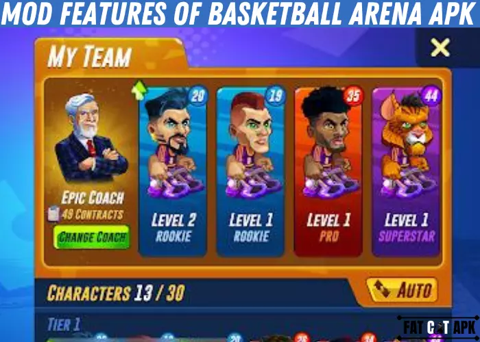 MOD Features of Basketball Arena APK